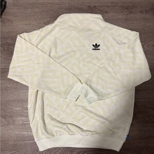 Adidas Off-White Crewneck Sweater